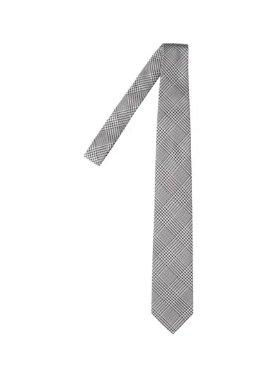 Tom Ford Mulberry Silk Tie For Men In Silver