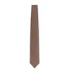Tom Ford Mulberry Silk Twill Tie In Brown