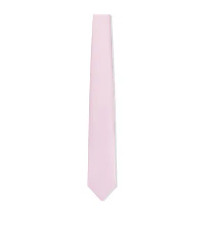 Tom Ford Mulberry Silk Twill Tie In Pink