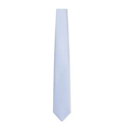 Tom Ford Mulberry Silk Twill Tie In Purple