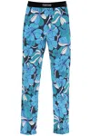 TOM FORD MULTICOLOR FLORAL SILK PAJAMA PANTS FOR MEN- RELAXED FIT, TAPERED CUT