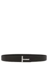 Tom Ford Logo Reversible Belt Belts Multicolor