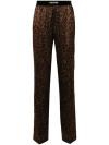 TOM FORD MULTICOLORED LEOPARD-PRINT PANTS