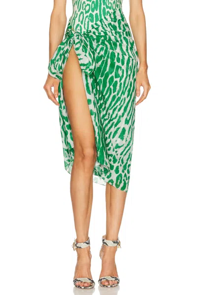 Tom Ford Muslin Pareo In Green