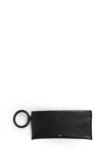 Tom Ford Nappa Leather Bangle Cloutch In Black