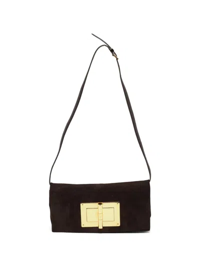Pre-owned Tom Ford Natalia Shoulder Bag In Brown
