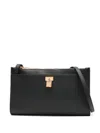 Tom Ford Rectangular Shape Gold-tone Hardware Padlock Mini Bag In Black