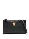 Tom Ford Rectangular Shape Gold-tone Hardware Padlock Mini Bag In Black