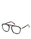 Tom Ford Navigator Blue Light Glasses, 54mm In Black