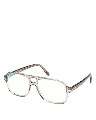 Tom Ford Navigator Blue Light Glasses, 58mm In White