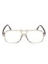 Tom Ford Navigator-frame Eyeglasses In Metallic