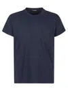 Tom Ford Navy Blue Crewneck Pocket T-shirt