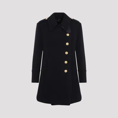 TOM FORD NAVY BLUE DOUBLE-BREASTED TRENCH COAT