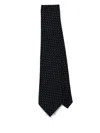 Tom Ford Micro Dot On Weave Silk Tie Accessories