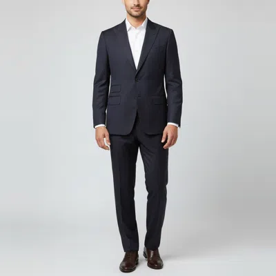 Pre-owned Tom Ford Navy Blue Pinstripe Wool Tailored Suit L
