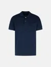 Tom Ford Navy Cotton Polo Shirt In Navy