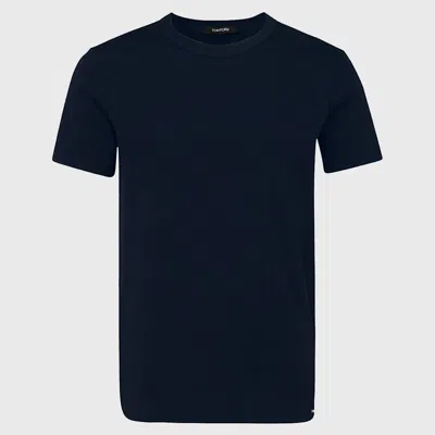 Tom Ford Navy Cotton T-shirt In Blue
