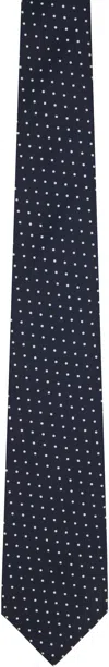 Tom Ford Navy Micro Dot Weave Tie