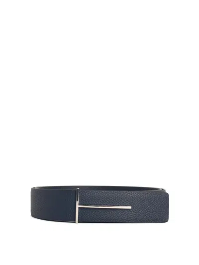 TOM FORD CINTURÓN - AZUL OSCURO