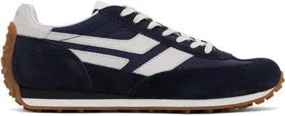 TOM FORD NAVY SUEDE MICK SNEAKERS