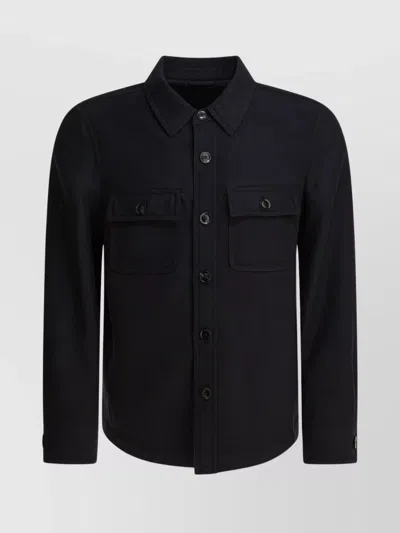 TOM FORD NECK COLLARED SLEEVES POCKETS
