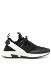 Tom Ford Neoprene And Suede Jago Sneakers Shoes In Black