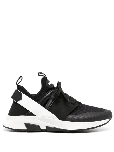 TOM FORD TOM FORD NEOPRENE AND SUEDE JAGO SNEAKERS SHOES