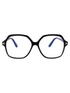 Tom Ford Nero Lucido Acetate Glasses In Black