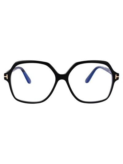 Tom Ford Nero Lucido Acetate Glasses In Black