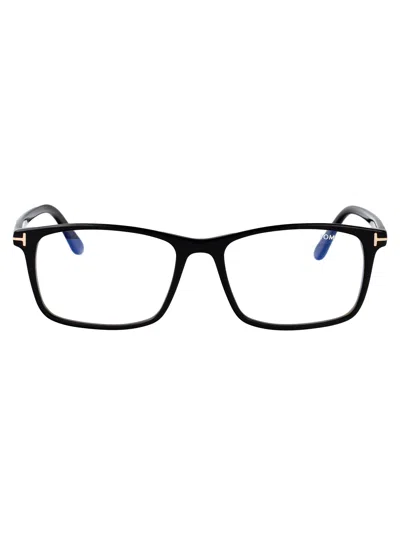 Tom Ford Nero Lucido Acetate Glasses In Black