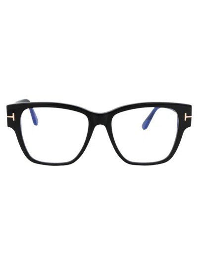 Tom Ford Nero Lucido Acetate Glasses In Black