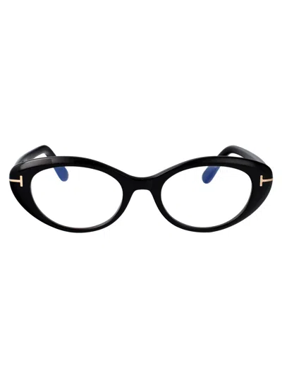 Tom Ford Nero Lucido Acetate Glasses In Black