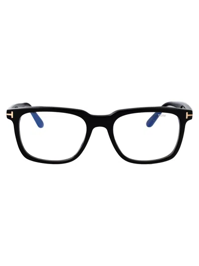 Tom Ford Nero Lucido Acetate Glasses In Black