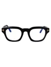 Tom Ford Nero Lucido Acetate Glasses In Black