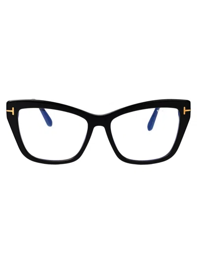 Tom Ford Nero Lucido Acetate Glasses In Black