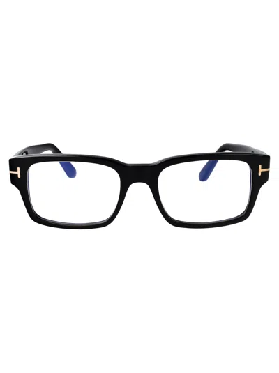 Tom Ford Nero Lucido Acetate Glasses In Black