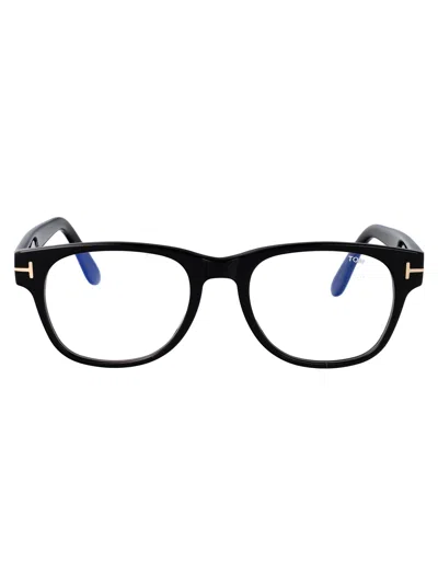 Tom Ford Nero Lucido Acetate Optical Glasses In Black