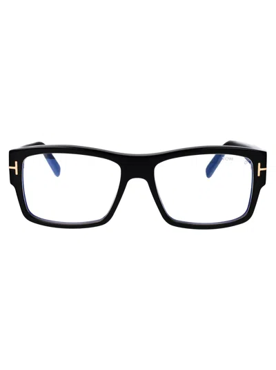TOM FORD TOM FORD NERO LUCIDO ACETATE OPTICAL GLASSES