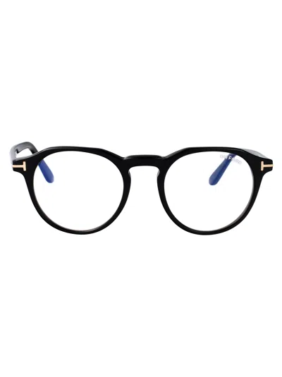 Tom Ford Nero Lucido Acetate Optical Glasses In Black