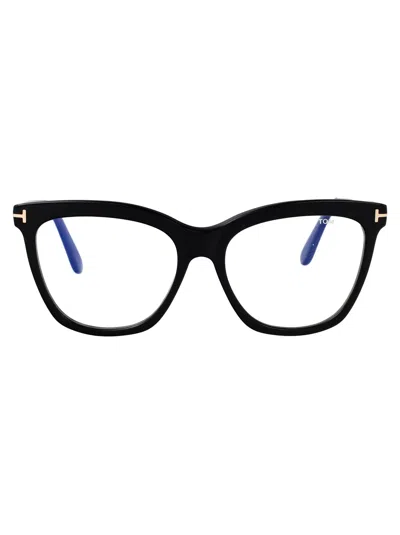 Tom Ford Nero Lucido Acetate Optical Glasses In Black