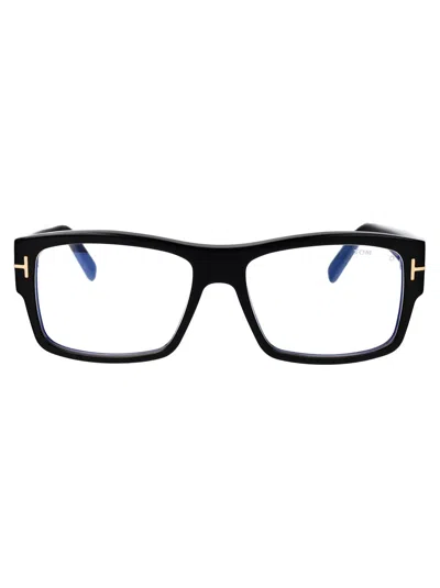 Tom Ford Nero Lucido Acetate Optical Glasses In Black
