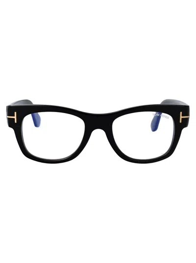 Tom Ford Nero Lucido Acetate Optical Glasses In Black