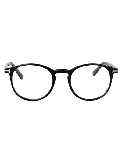 Tom Ford Nero Lucido Acetate Optical Glasses In Black
