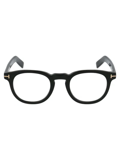 Tom Ford Nero Lucido Acetate Optical Glasses In Black