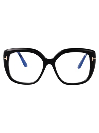 Tom Ford Nero Lucido Acetate Optical Glasses In Black