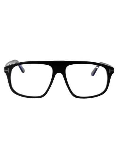 Tom Ford Nero Lucido Acetate Optical Glasses In Black