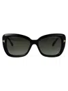 Tom Ford Nero Lucido Acetate Sunglasses In Black