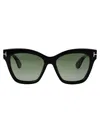 Tom Ford Cat-eye Frame Sunglasses In Black