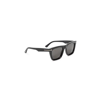 Tom Ford Nero Lucido Acetate Sunglasses In Black