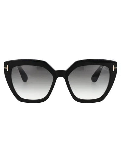Tom Ford Nero Lucido Acetate Sunglasses